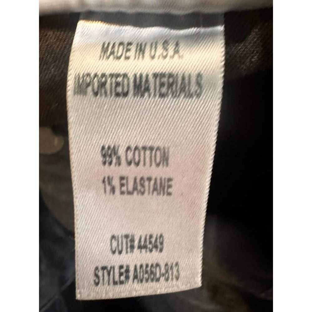 Agolde High Rise Straigt Leg Jeans Womens 28 Black Dark  Wash Button Fly Ankle - Picture 5 of 16